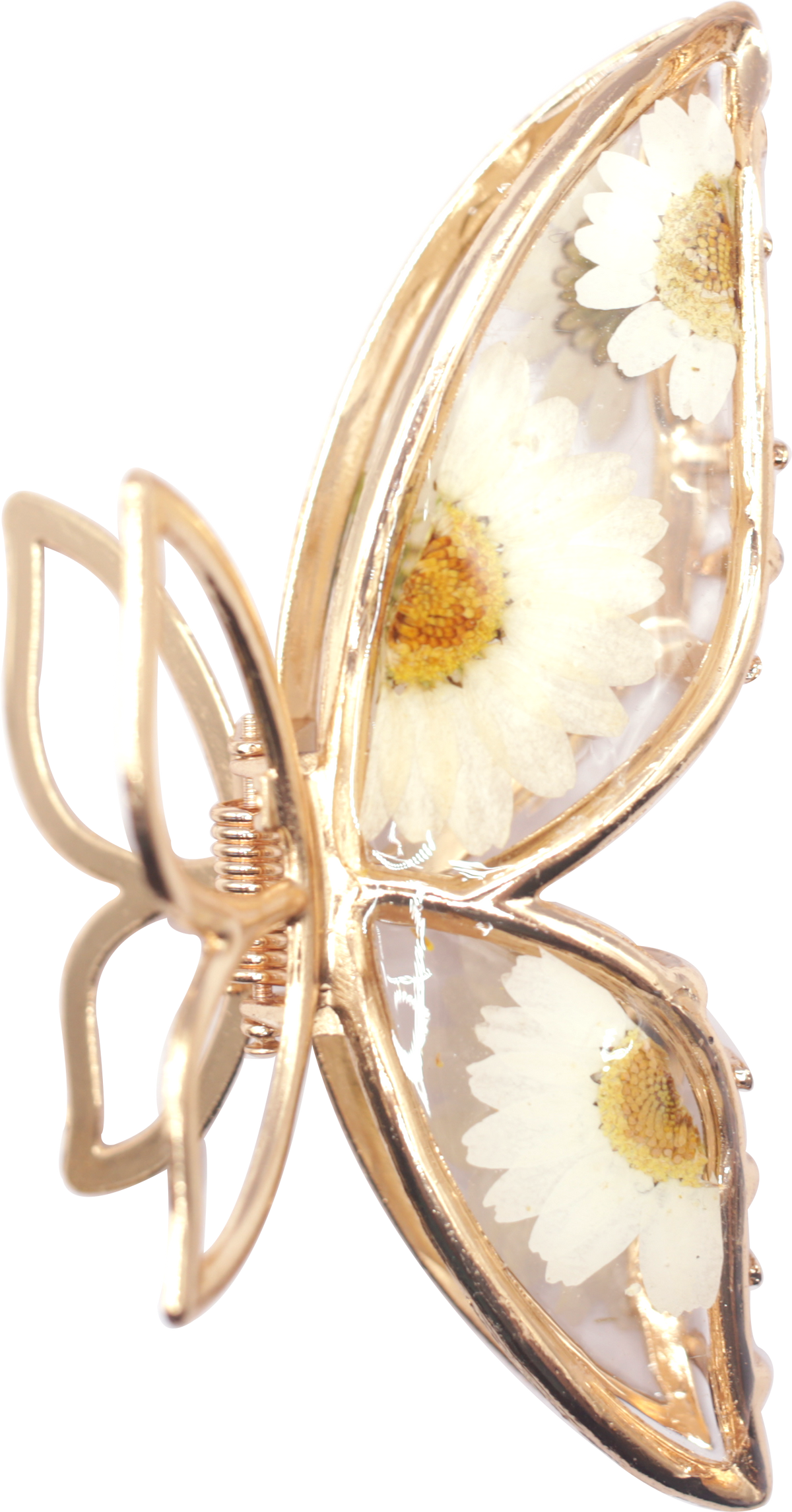 Butterfly Daisy Claw Clip