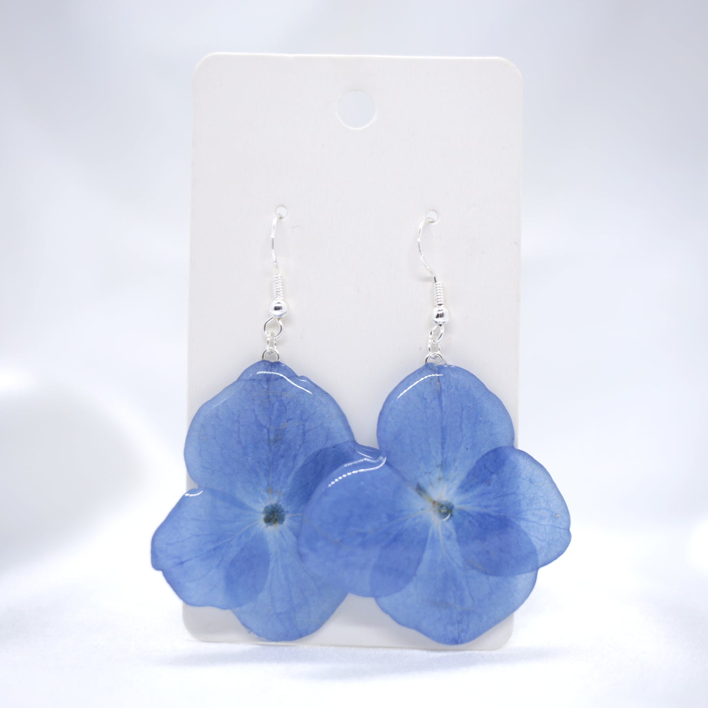 Blue Hydrangea Earrings