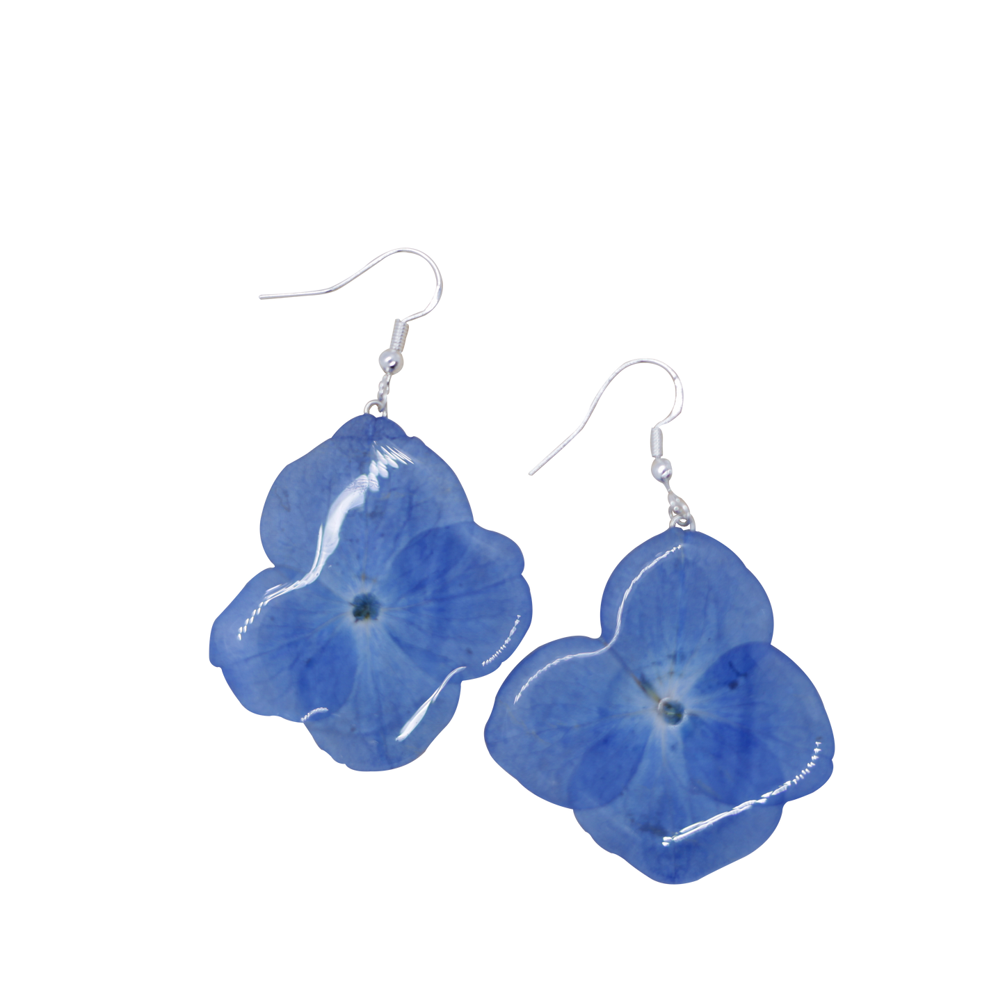 Blue Hydrangea Earrings