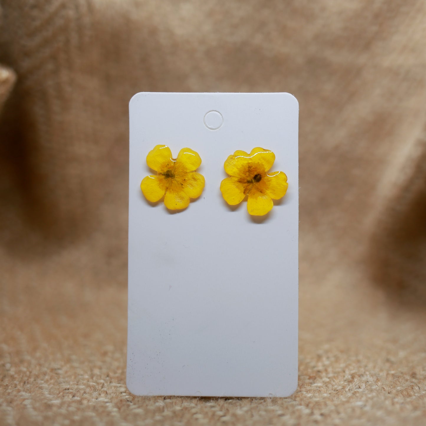 Buttercup Sterling Silver Stud Earrings