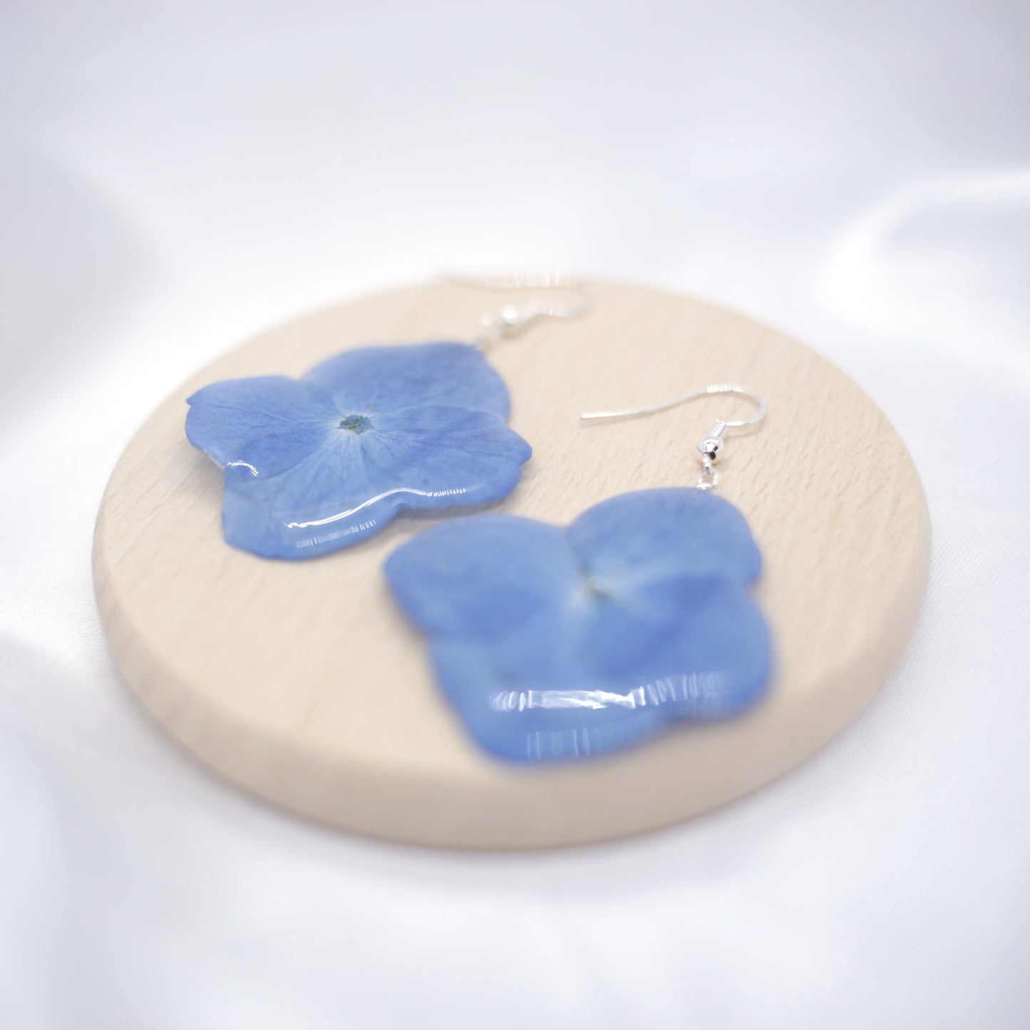 Blue Hydrangea Earrings