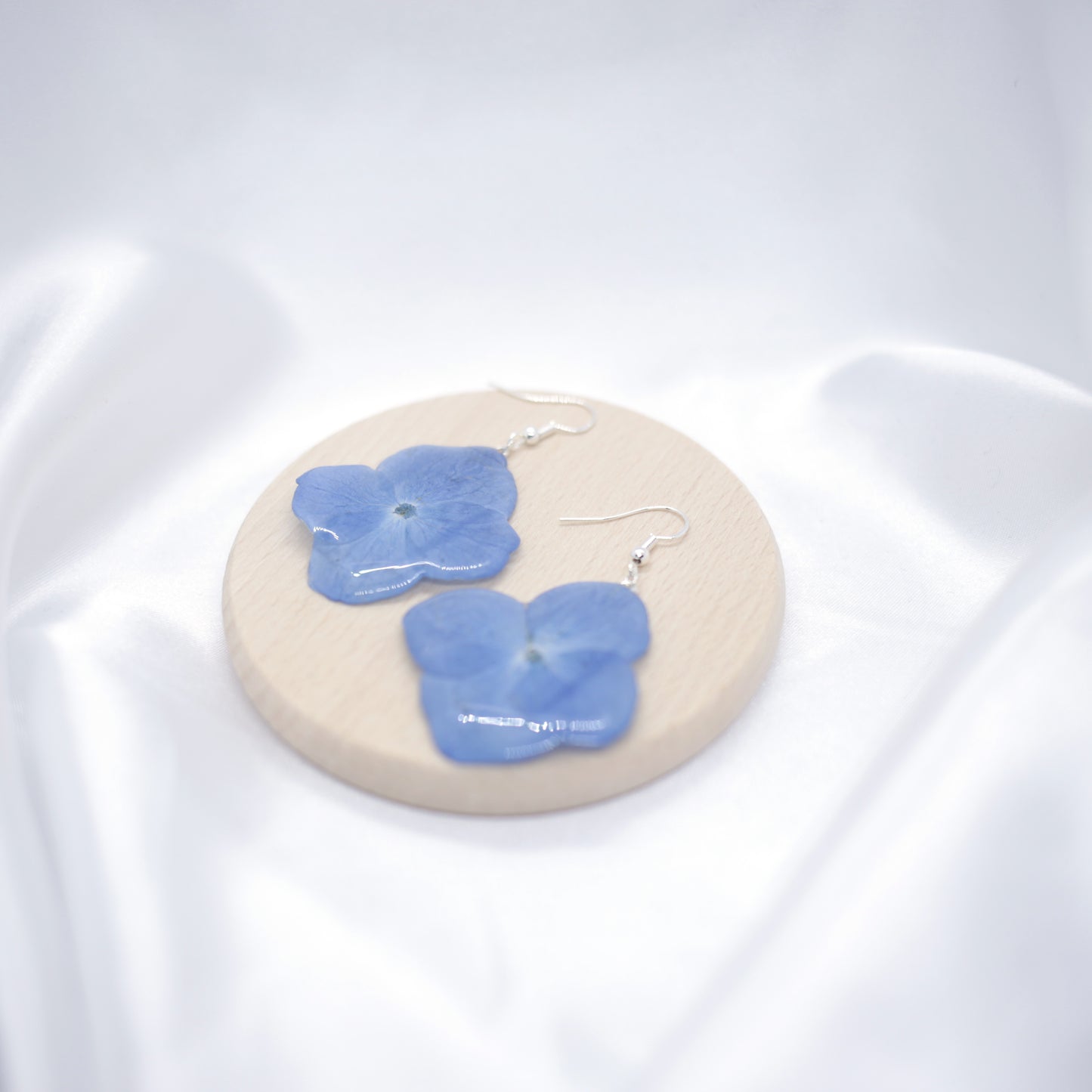 Blue Hydrangea Earrings
