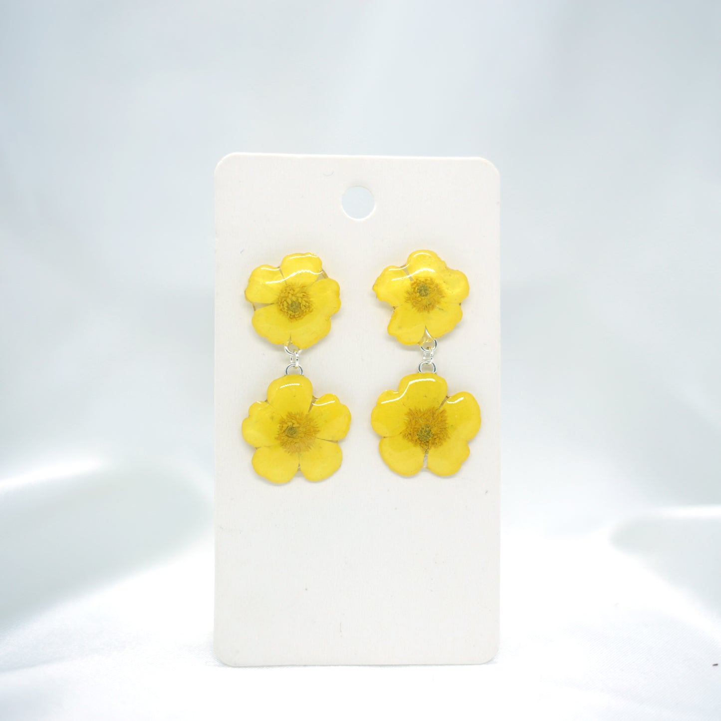 Buttercup Double Dangle Stud Earrings