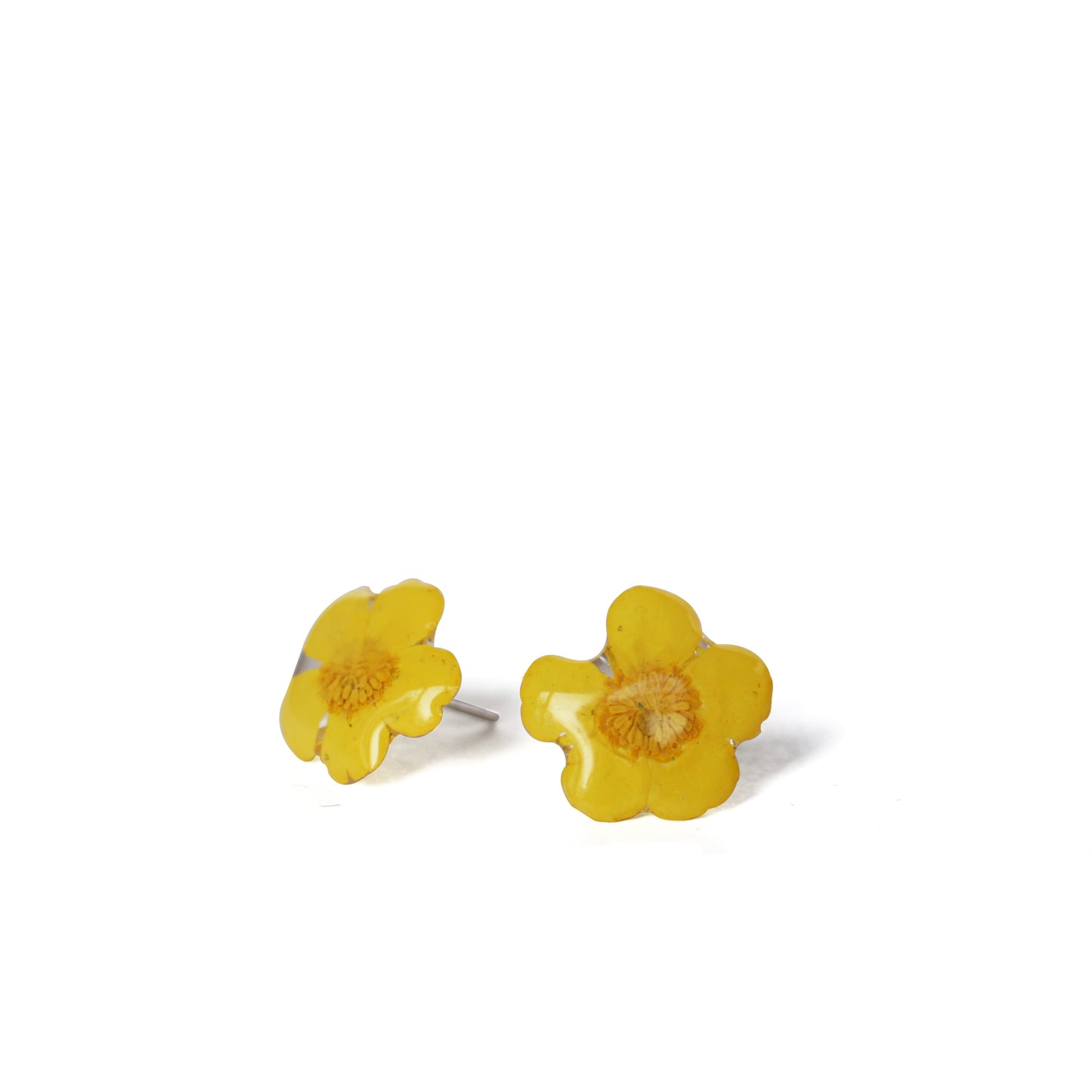 Buttercup Sterling Silver Stud Earrings