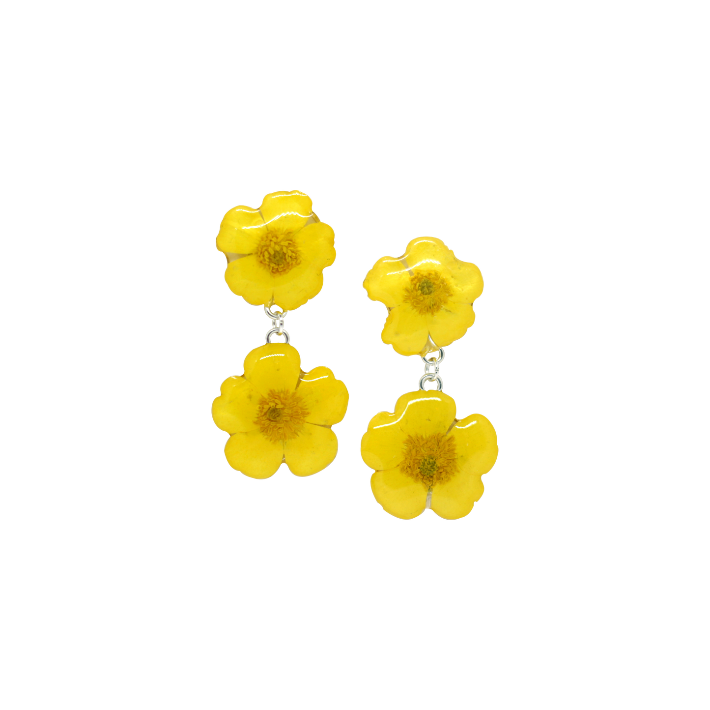 Buttercup Double Dangle Stud Earrings