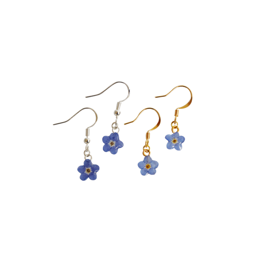 Forget Me Not Dangle Earrings