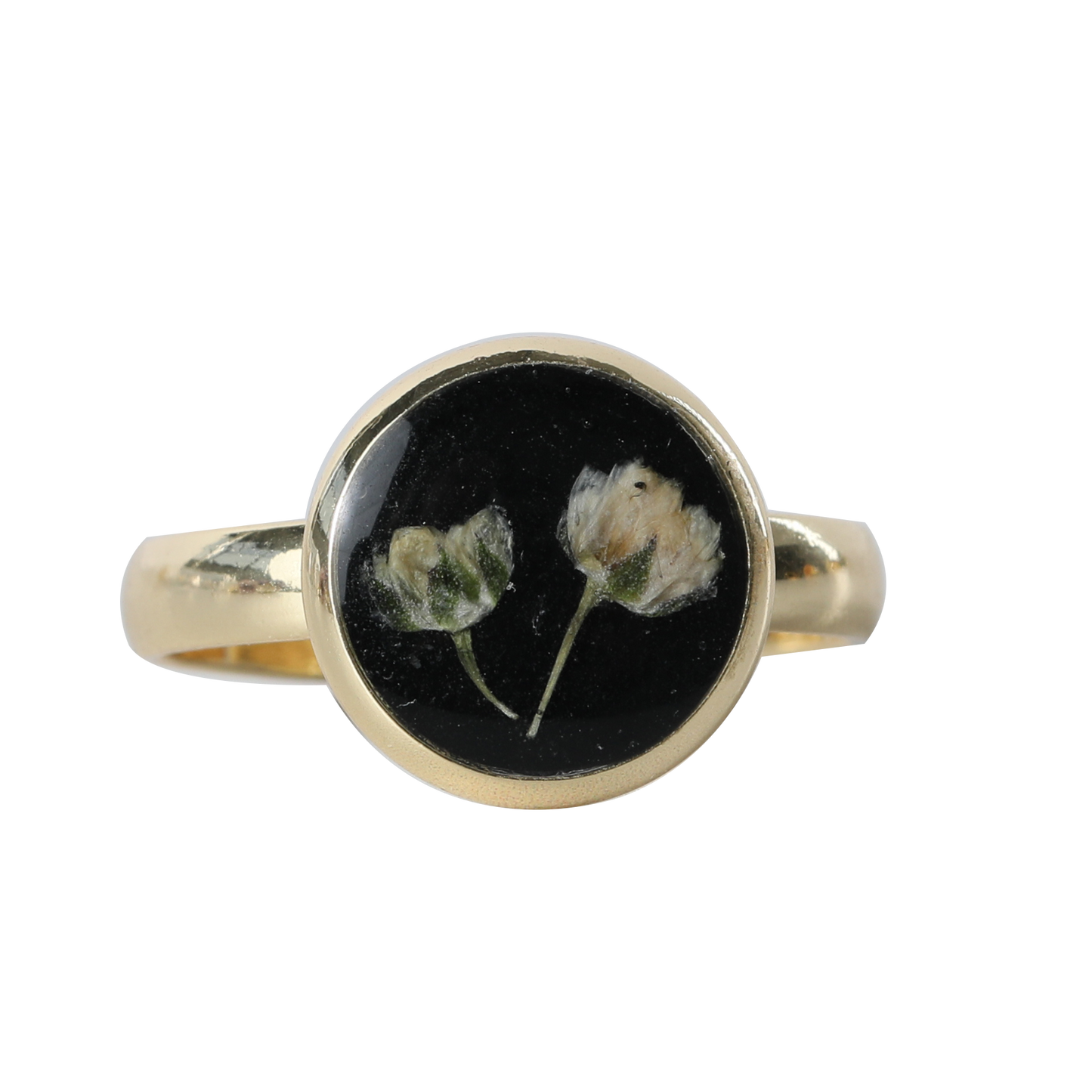 Baby's Breath Adjustable Gold Ring