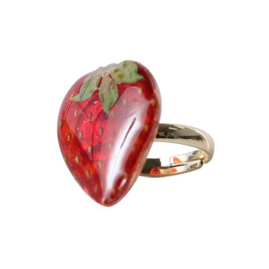 Strawberry Adjustable Ring