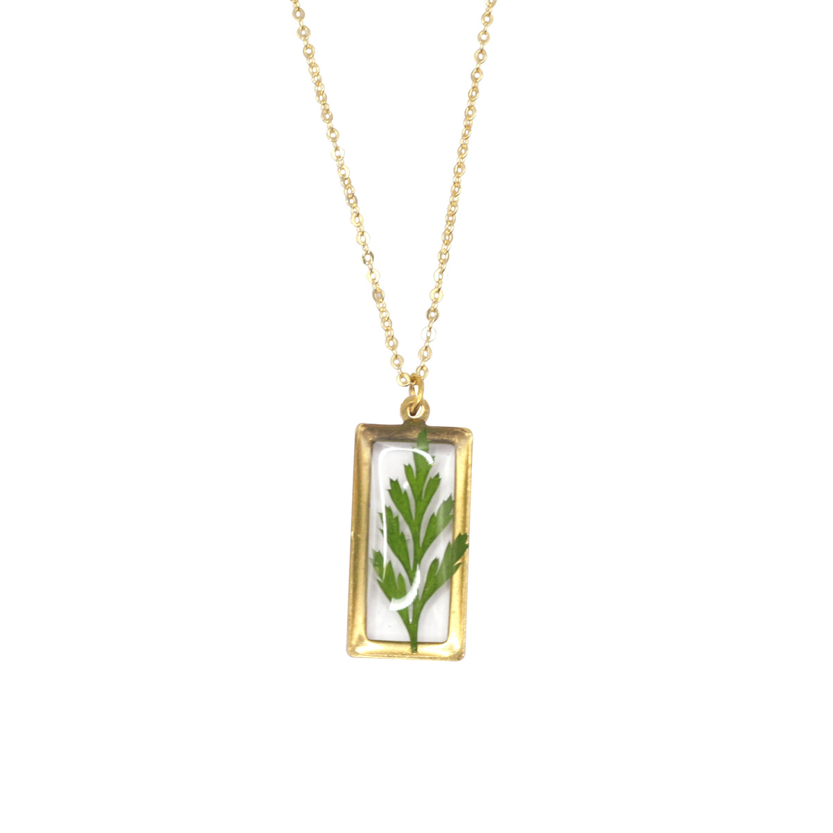 Fern Rectangle Jewellery Set