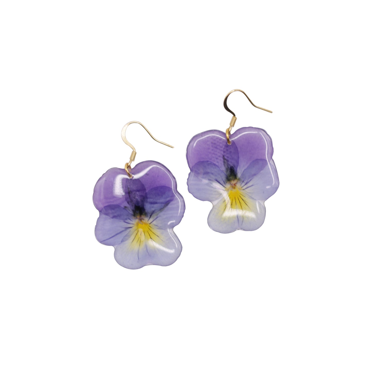 Pansy Grav Earrings