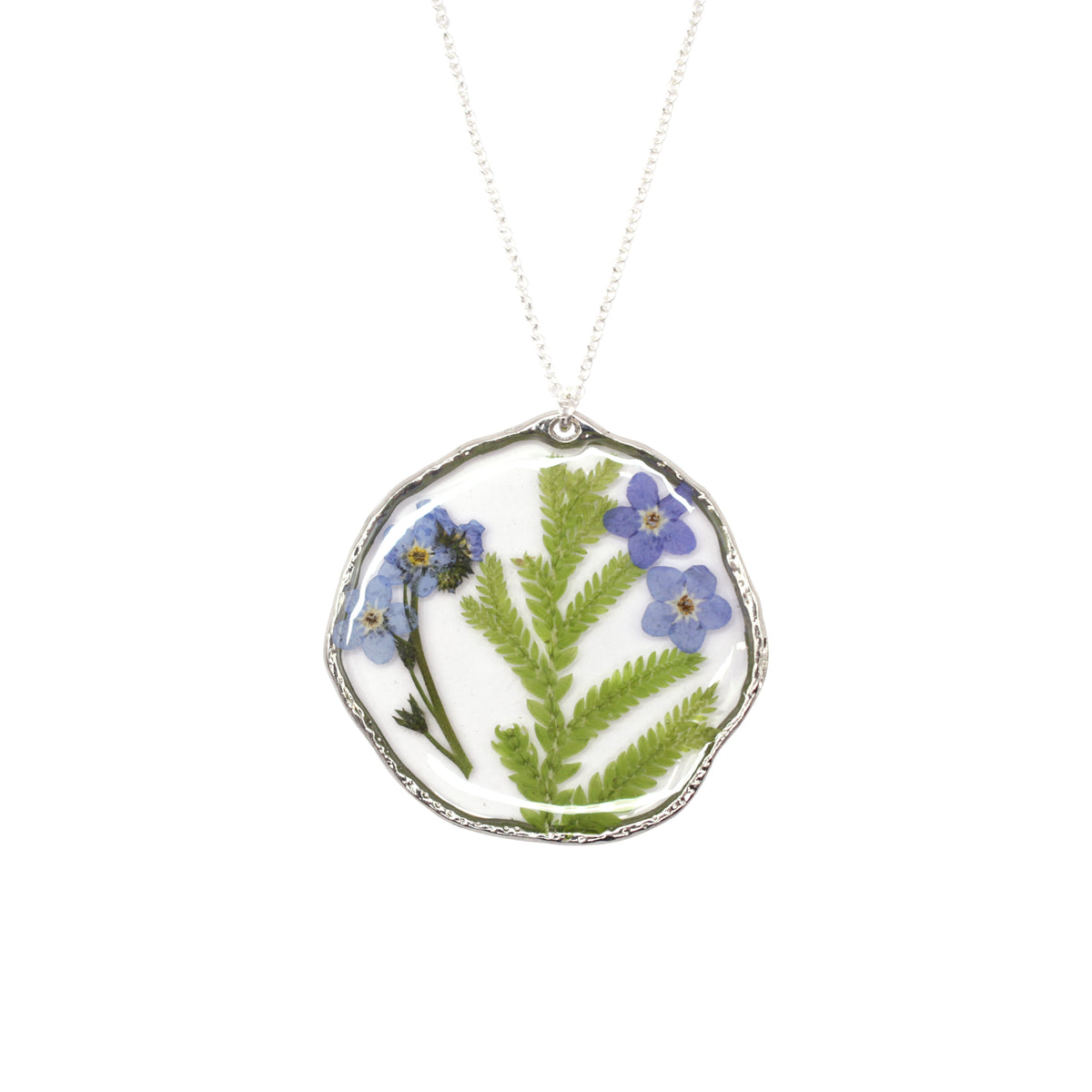 Large Hammered Necklace