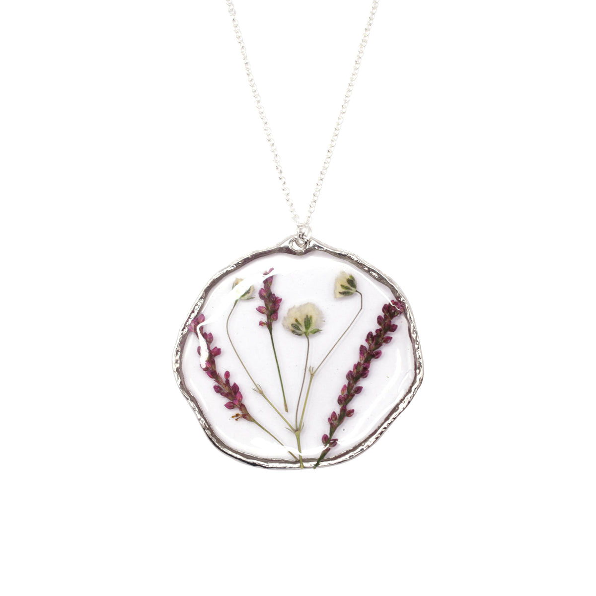 Large Hammered Necklace