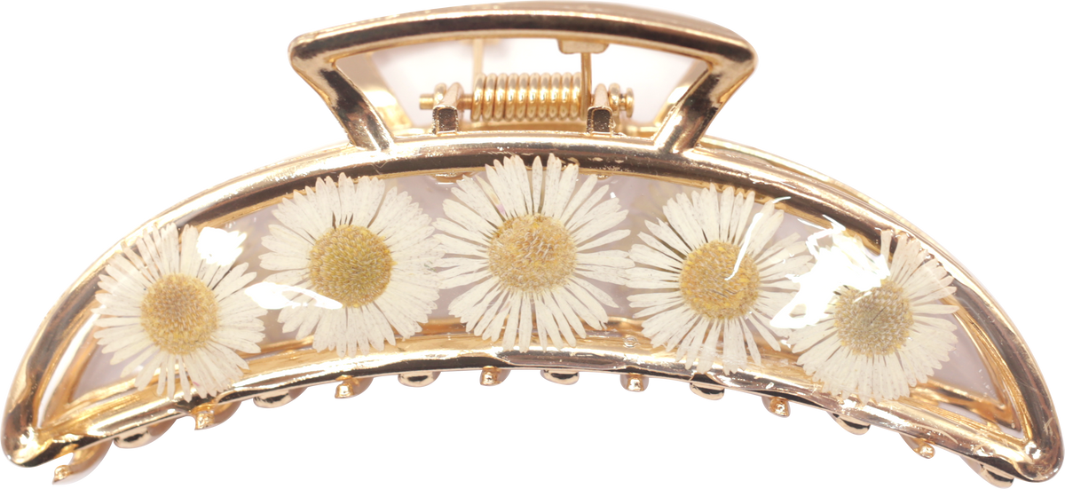 Daisy Wildflower Claw Clip
