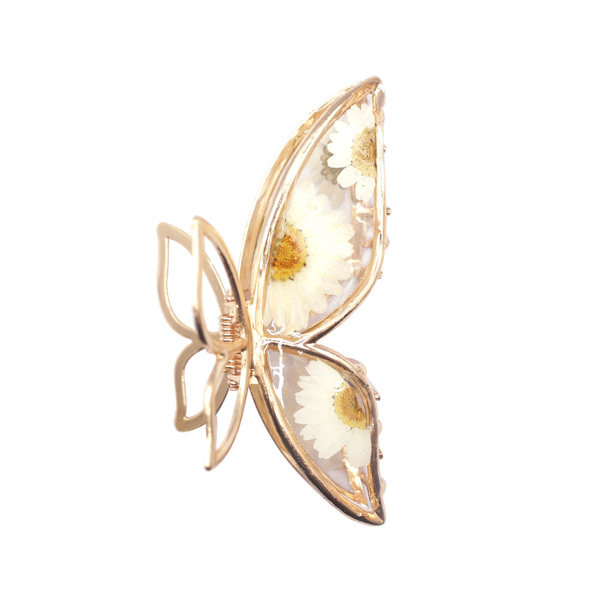 Butterfly Daisy Claw Clip