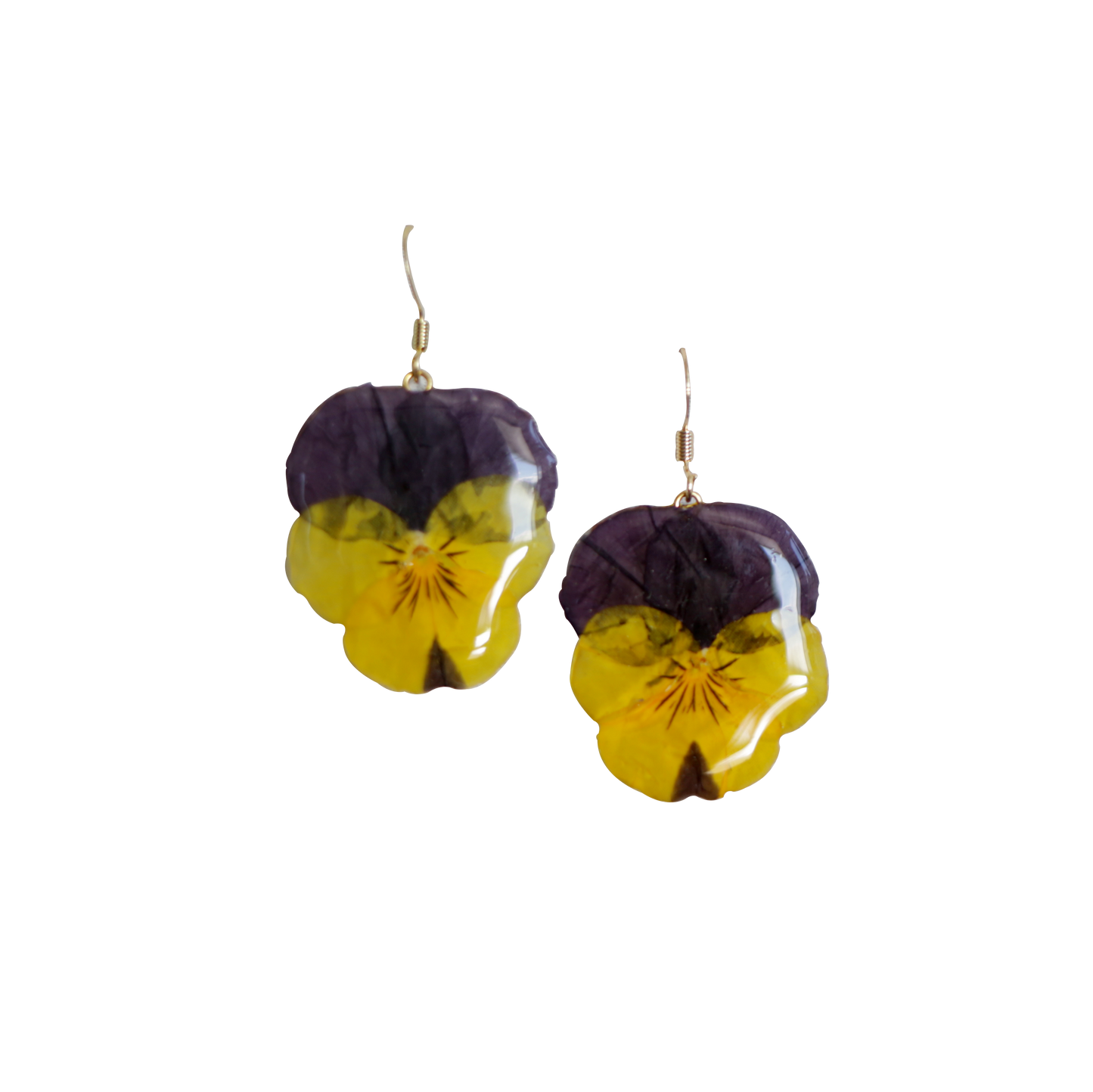 Jolly Joker Pansy Earrings