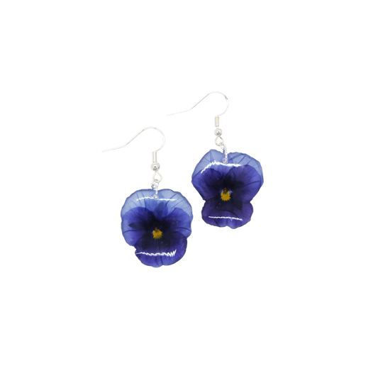 Pansy Earrings - Midnight