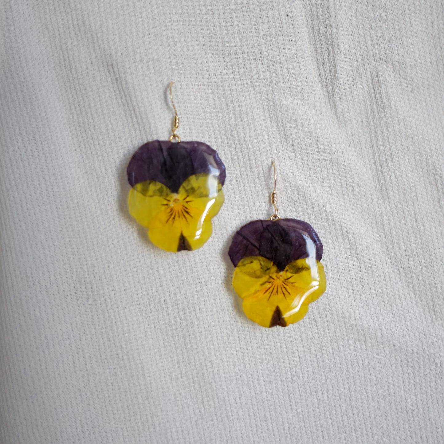 Jolly Joker Pansy Earrings